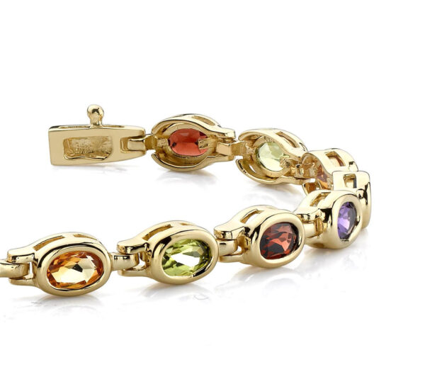 Classic Colored Stone Bracelet