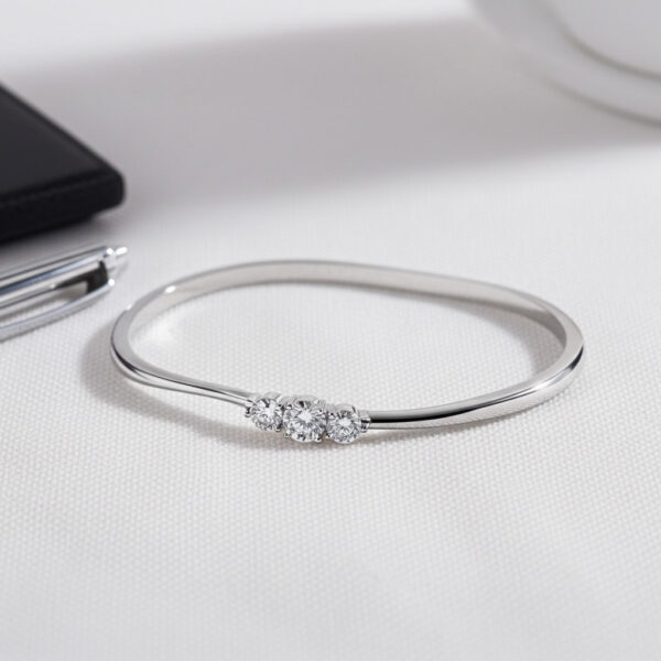 Legendary Curved Diamond Bangle