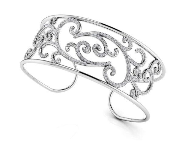 Luxurious Diamond Cuff