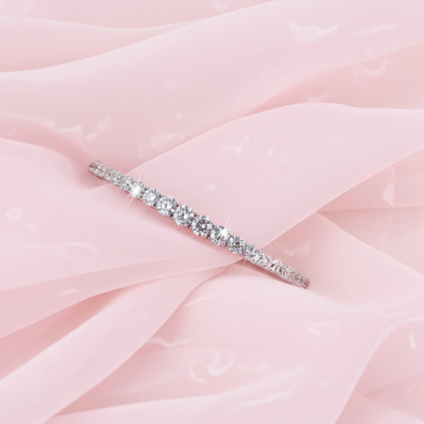 Diamond Dreams Graduated Bangle Bracelet