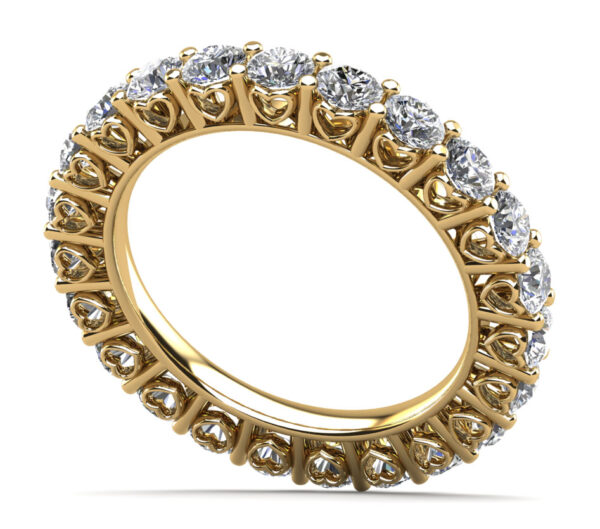 Diamond Heart Eternity Ring
