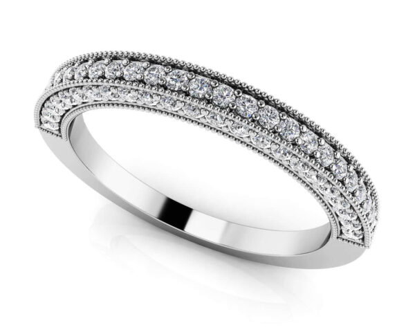 Diamond Frame Vintage Style Ring