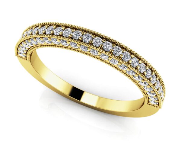 Diamond Frame Vintage Style Ring