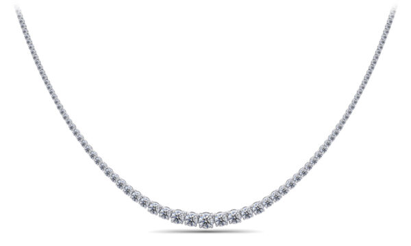 Classic Graduated Strand Of Diamonds