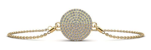 Mesmerizing Circle Diamond Adjustable Bracelet