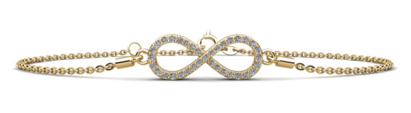 Illustrious Infinity Diamond Adjustable Bracelet