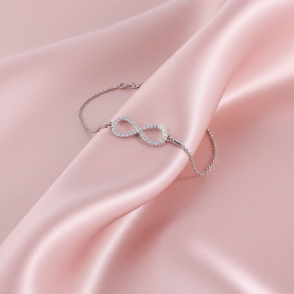 Illustrious Infinity Diamond Adjustable Bracelet