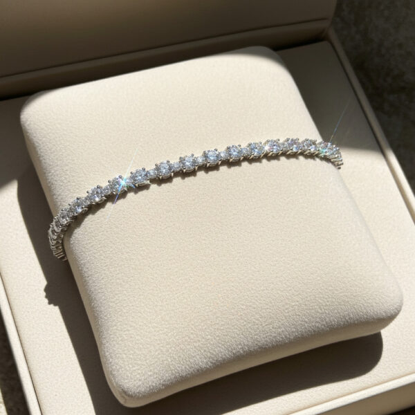 Alternating Diamond Tennis Bracelet