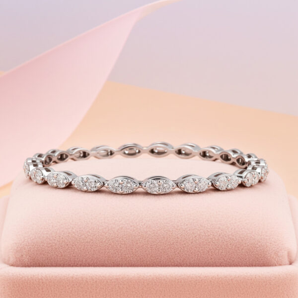Marquise Elegant Diamond Bracelet