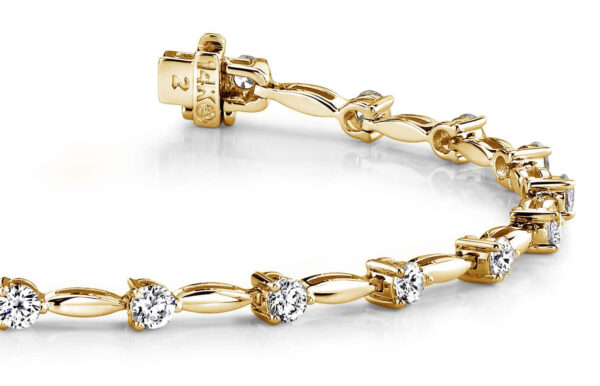 Alternating Diamond Drop Bracelet