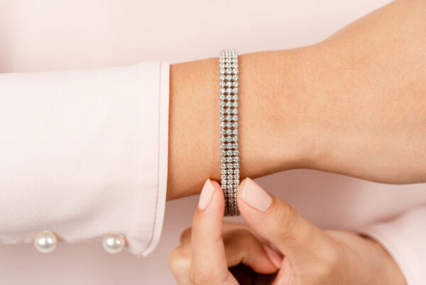 Triple Strand Diamond Bracelet