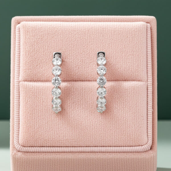 Elegant Oval Hoop Earrings