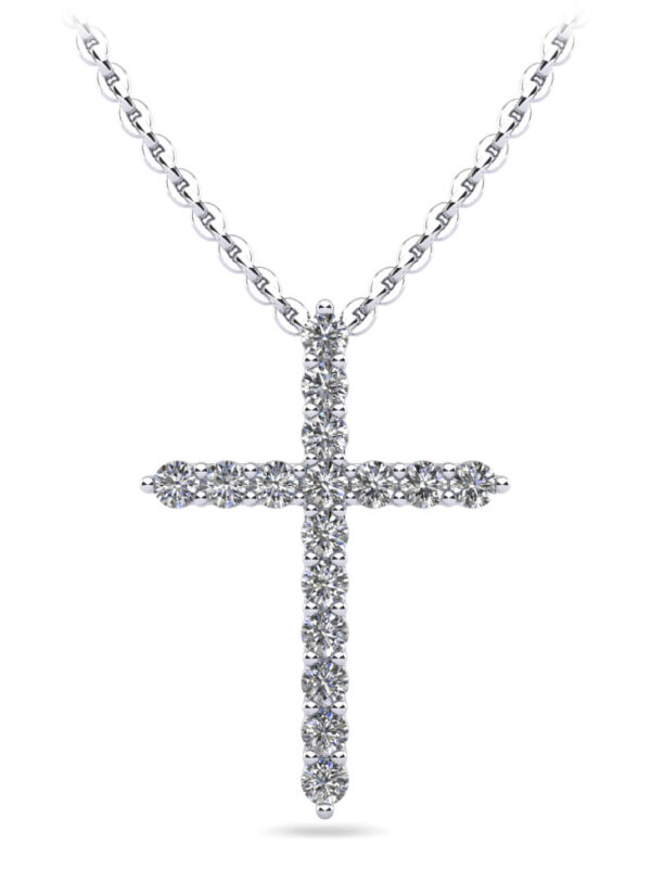 Timeless Cross Diamond Necklace