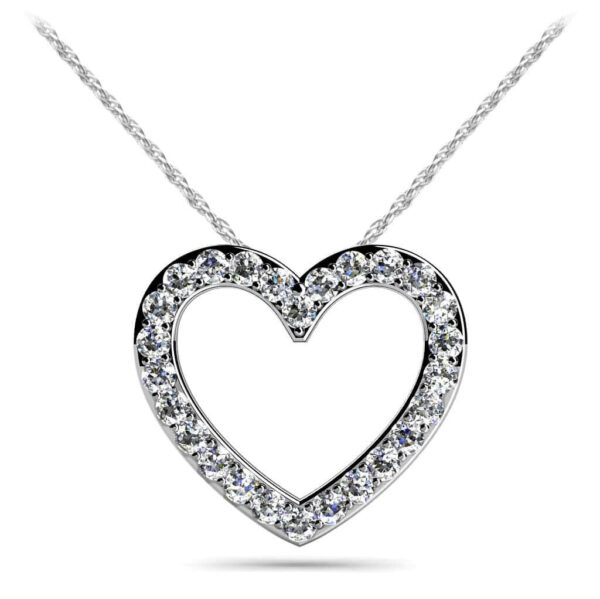 Perfect Diamond Heart Pendant