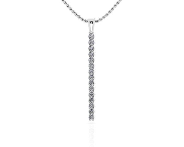 Diamond Drop Bar Pendant