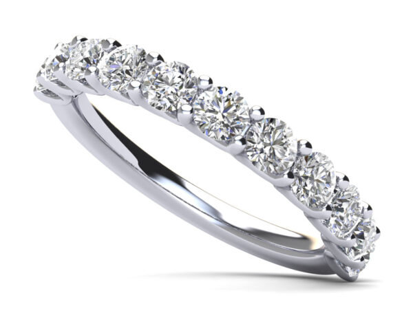 Sparkle Brilliant Round Diamond Anniversary Ring