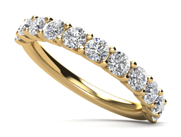 Sparkle Brilliant Round Diamond Anniversary Ring