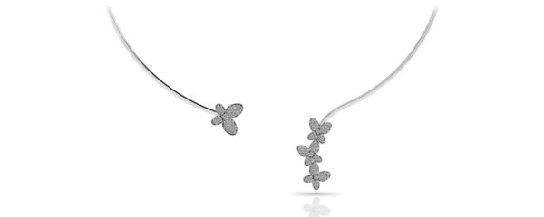 Diamond Butterfly Choker