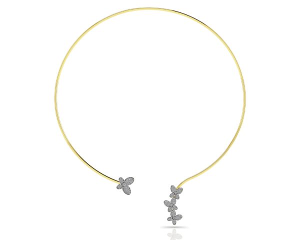 Diamond Butterfly Choker