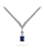 Love Spell Gemstone Pendant 3 Prong V Necklace. Sold at GEA Jewelers