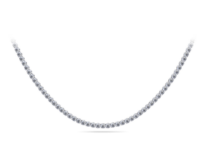 Timeless Dreams Riviera Diamond Necklace. Diamond tennis necklace sold at GEA Jewelers